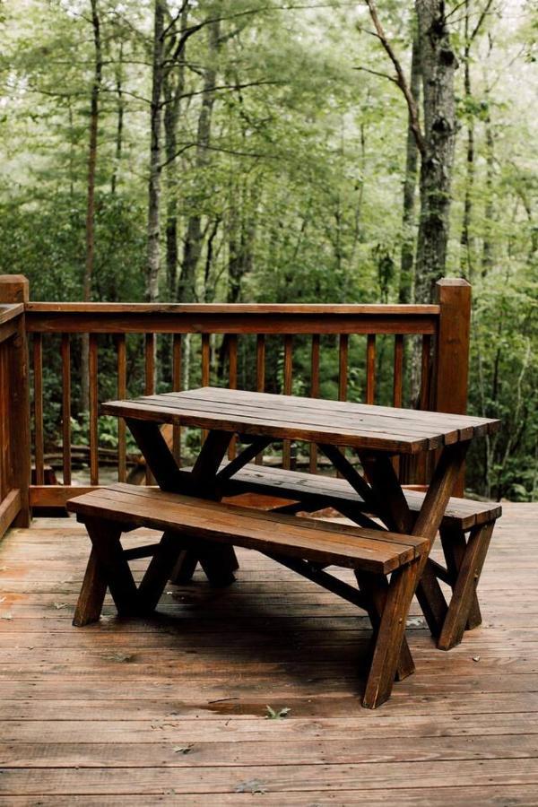 Tuckaseegee @ Sky Ridge Yurts Bryson City Buitenkant foto