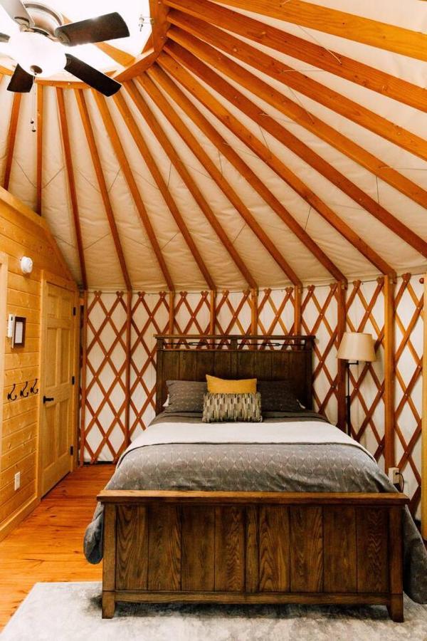 Tuckaseegee @ Sky Ridge Yurts Bryson City Buitenkant foto